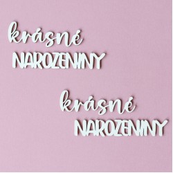 Krásné narozeniny (2ks)